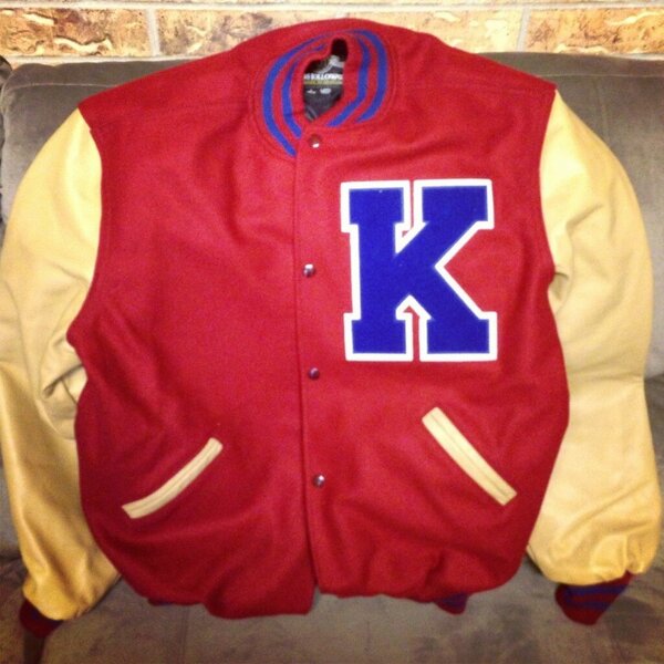 ku letterman jacket