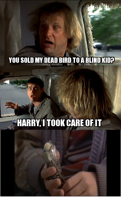BitcoinChanneI's tweet photo. Lloyd! Petey didn't even have a head! http://t.co/BLUtbp88