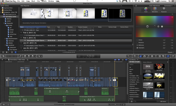 First #FCPX edit in the books. Created entirely in FCPX with #AfterEffects logo treatment ending. Client loves it.
