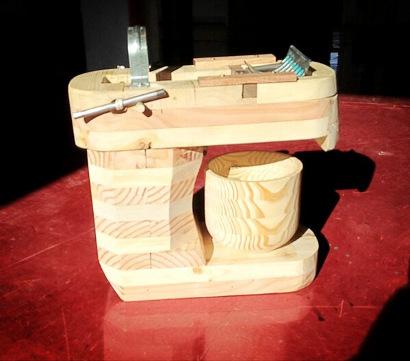 tannersmay's tweet image. Project chuck #jmuid #making #themixer