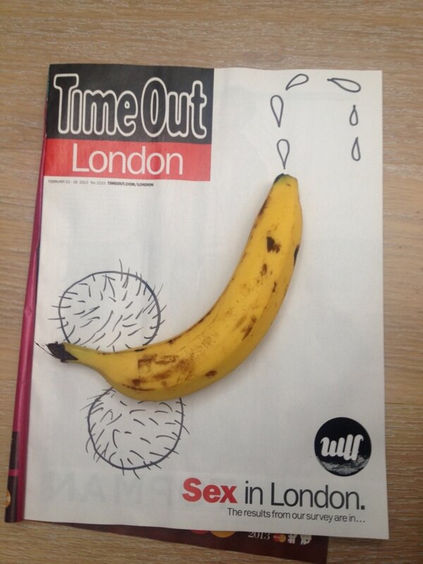 TimeOutLondon's tweet photo. Fruity! @wtfcreative: Time Out. Up and coming attractions in London this week #SexUpMyCover http://t.co/tAT4CgeY