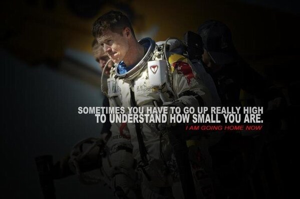 RANDOLFsa's tweet photo. Sometimes you have to go up really high to understand how small you are. http://t.co/LypDBSeS