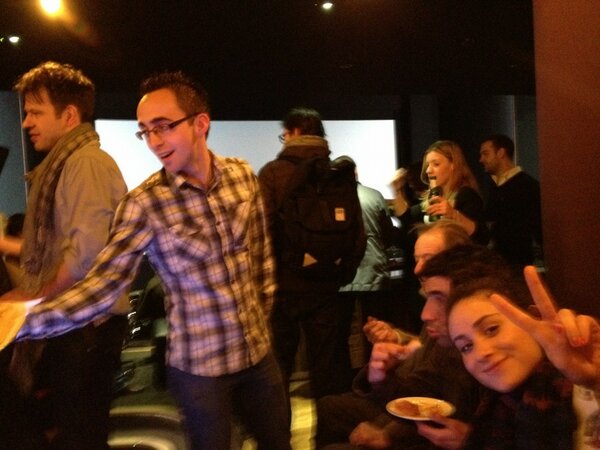 Sean_M_Verey's tweet image. Us #pramface lot watching ep 6 in a screening room tonight!:) ....