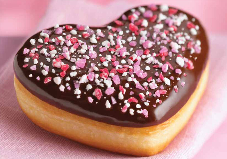 Tim Hortons' Valentine's Day Menu Includes Heart-Shaped Donuts