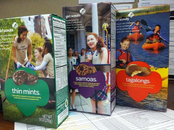 Girl Scout cookies... #besttimeoftheyear #worsttimeofheyear