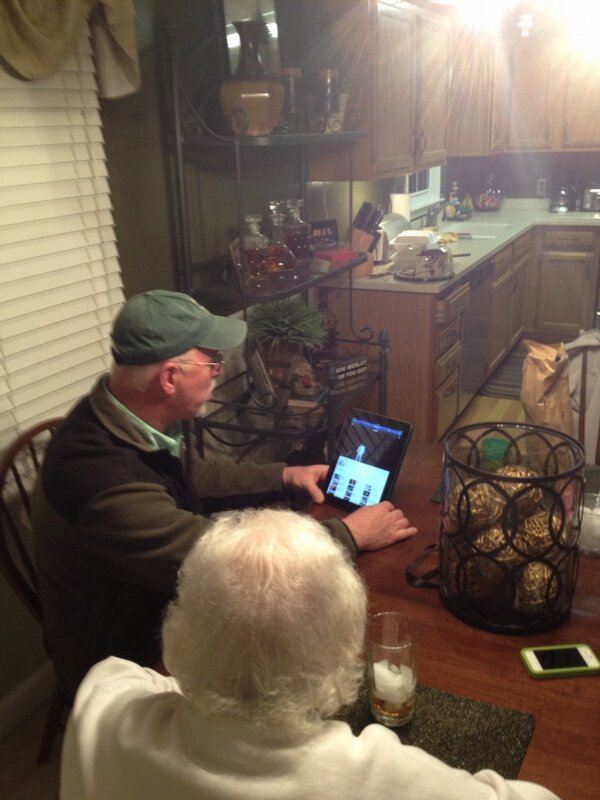 jordanmcarter's tweet image. My dad and grandmother discovering YouTube and an iPad at the same time.  #technologybreakthrough