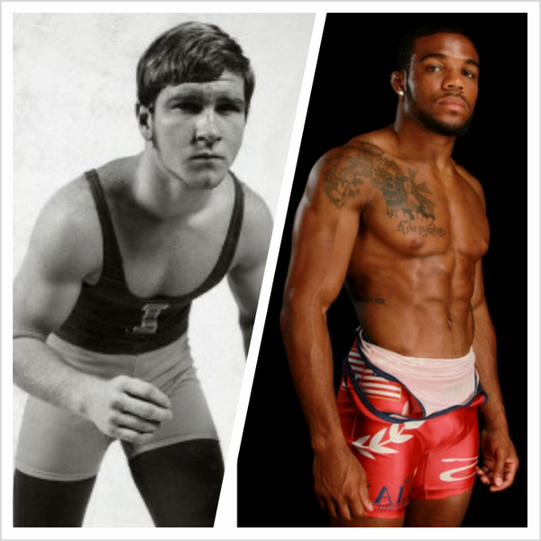 NCAANews2Day's tweet photo. Dan Gable or Jordan Burroughs, who is the better wrestler? Retweet for Gable. Favorite for Burroughs. http://t.co/3LkknzO5