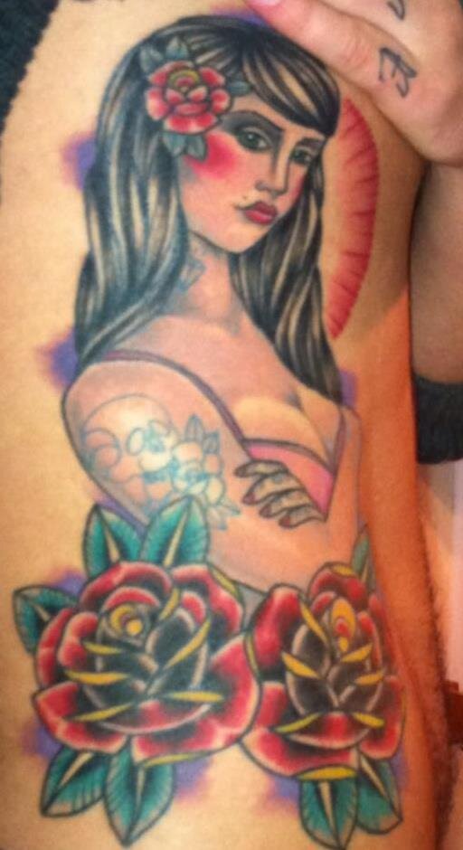 Stackk_Bundlezz's tweet image. #hot #tattoo #hotchick pin up