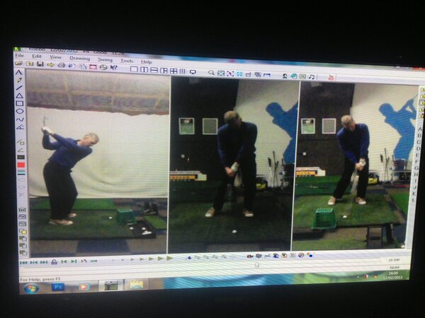 NGGolf's tweet image. Unbelievable change in one session! More down, more out, more understanding. #noguesswork #monitorprogress #boom