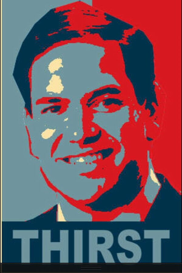 SenRubiosWater's tweet photo. That's my boss! #RubiosWater #Rubio #SOTU #waterbottle http://t.co/zigJ6Z7t