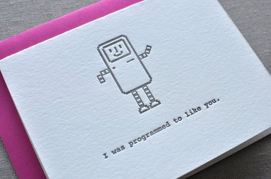 Technology is our first true love. But... #valentinesday