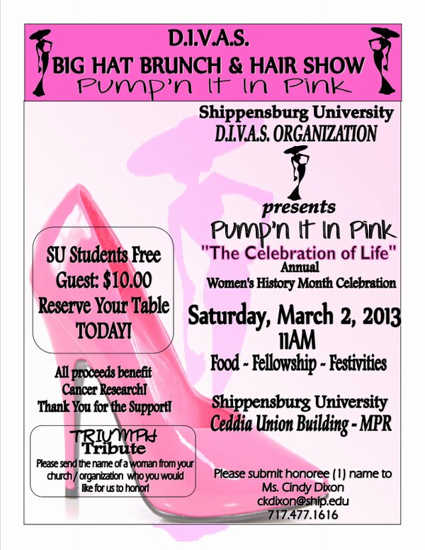 Ship_MSA's tweet photo. COME OUT! COME OUT! COME SUPPORT D.I.V.A.S AT THE BIG HAT BRUNCH &amp; HAIR SHOW ON SATURDAY MARCH 2, 2013.. http://t.co/GIbcfDgM