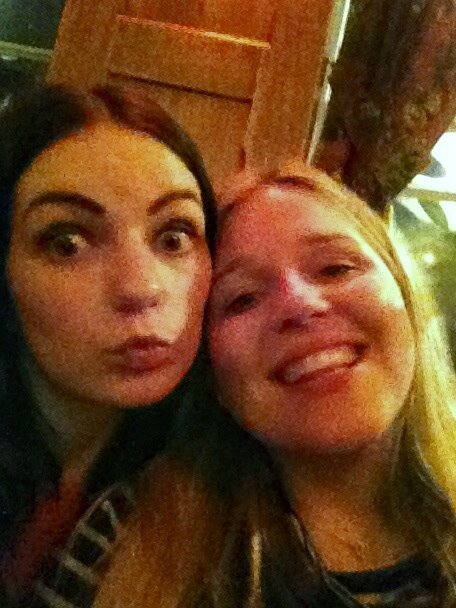MWSelley's tweet photo. Also not sure if @shangallacher &amp; @stevietungate could have taken anymore self pics on my phone whilst at the bar! http://t.co/KW7yIXq4