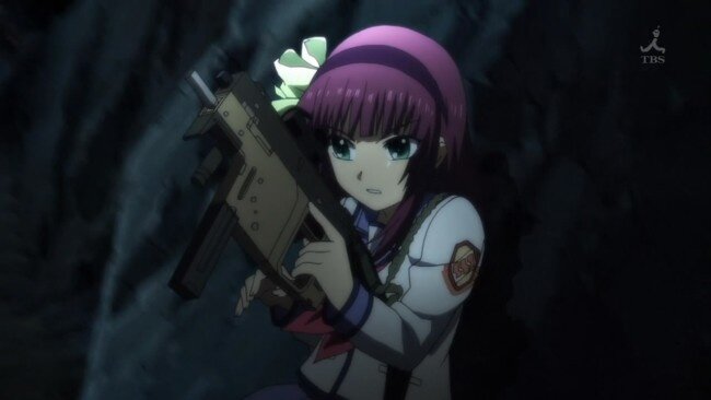 Twitter पर アニメに登場する銃器を紹介 Angel Beats 仲村ゆり Tdi Kriss Super V Vector Http T Co D3zpp9z3 12話に登場 Tan ブラックのツートンカラーモデル フラッシュライト装着 Http T Co Vydqzuva