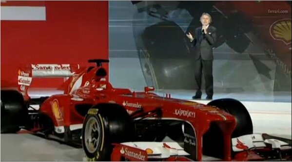 ScuderiaFerrari's tweet image. The new F138 livef138.ferrari.com #liveF138