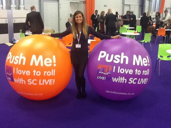 ABCInflatables's tweet image. We were invited to attend the prestigious @S_CityLIVE exhibition. Our inflatables were very much in attendance too!