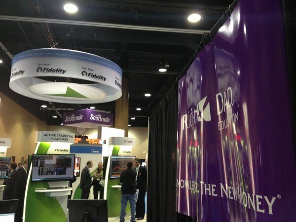 MelvinJacksonII's tweet photo. @Fidelity #richdadedu it's nice to be next to Fidelity at the World Money Show in Orlando http://t.co/69wZ1f9P