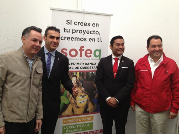 grepelaez's tweet photo. Nombramiento @mayorga7 Director de SOFEQ. Seguimos apoyando a la productividad de Querétaro. Mucho éxito. http://t.co/sgi0o9Nm