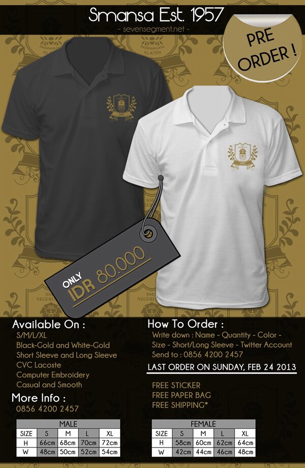 seven_segment's tweet image. Polo Smansa Est.1957 #PreOrder