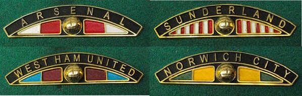 FootballMedals's tweet photo. Not Got £40'000+ spare? Get a Mini Replica, Hand Painted In The Club Colours. ALL Originals #AFC #NCFC #WHFC #SAFC #B17 http://t.co/YSJjje1u