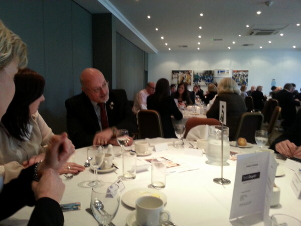 Equipatrac's tweet photo. @hhchamber table 5 buzzing with #networking #grimsby http://t.co/2zCINlkT