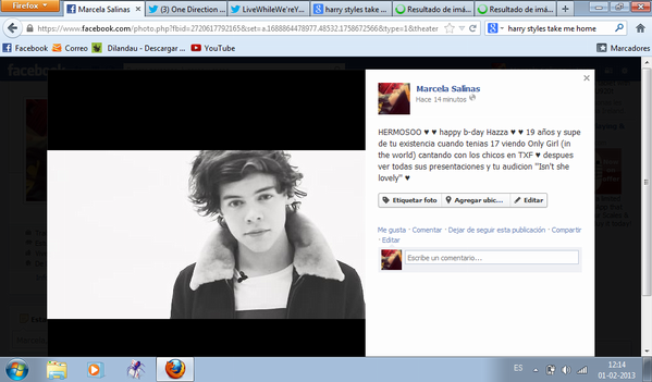 _namelessmarce's tweet image. #1DFollowSpree Happy Birthday Harry &amp;lt;3 &amp;lt;3 FOLLOW ME PLEASE #ChileanDirectioners #LatinDirectioners  106