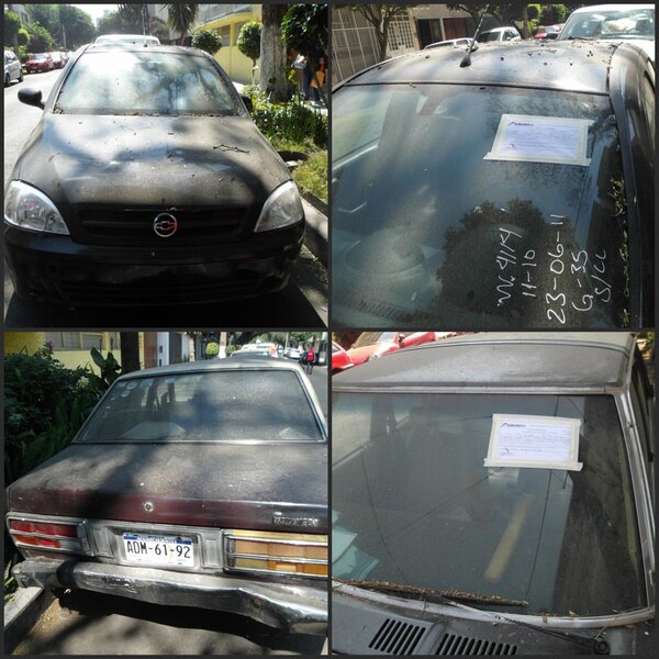 Apercibimos vehículos en aparente estado de abandono en la calle Casas Grandes entre Caleta y Quebrada <a href="/DelegacionBJ/">BJ</a>