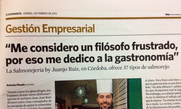 O sea, filósofos, en el gazpacho siempre hay esperanzas