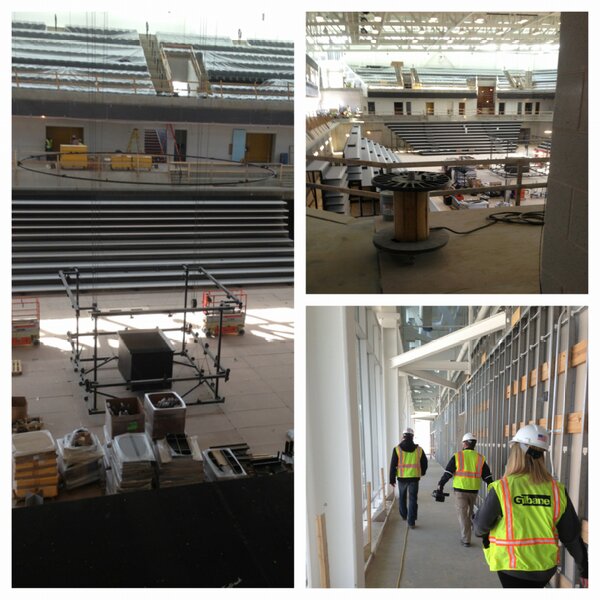 Walking around Tiger Arena looooooks amazing #TSNintheHooooooouse @TowsonTV_Damon @Erika_TUSports