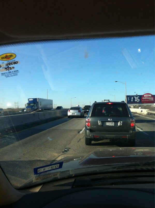 JRtheHawk's tweet photo. Damn you I35!!! CaaCaa http://t.co/9n0853ds