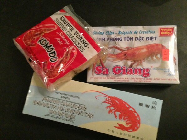 MasakNYC's tweet photo. so many shrimp crackers, so little time #krupuk #southeastasia http://t.co/6RbncUoK