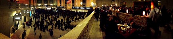 Vishinsky's tweet image. Happy 100th year, Grand Central!