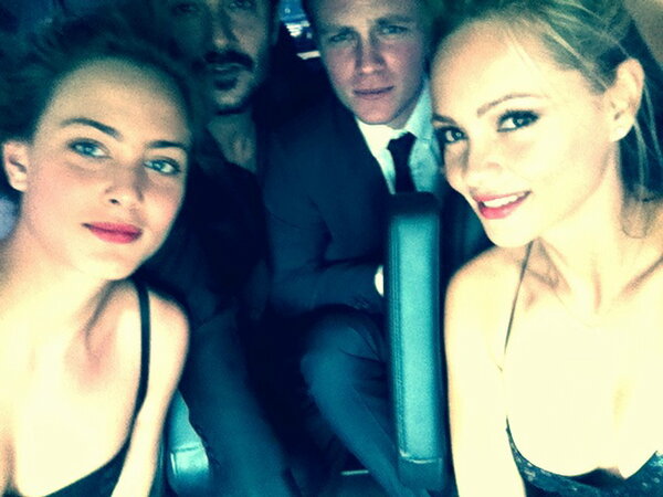 Beatrice_Rosen's tweet photo. Tonight the #French team on our way to #NAACPImageAwards.  supporting #nominee @EasyCompany1 http://t.co/wwxL4Oqz