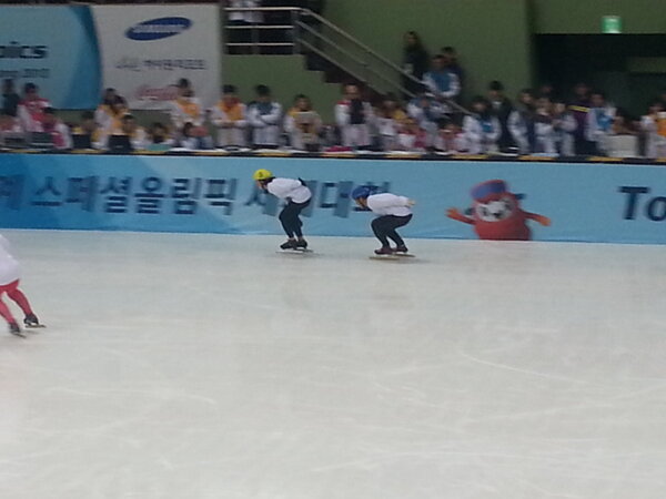 "<a href="/catrionald/">Catriona Le May Doan, O.C., OLY</a> <a href="/SpecialOCanada/">Special Olympics Canada</a> &amp; <a href="/apoloohno/">Apolo Anton Ohno</a> battle it out at #korea2013 unified sports event in pyeong chang "