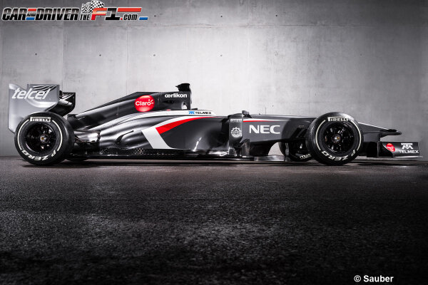 CardriverF1's tweet photo. Sauber causa impresión con los pontones reducidos de su nuevo C32 http://t.co/jkQgT5H7 #F1 #C32Launch http://t.co/PlgVHDU1