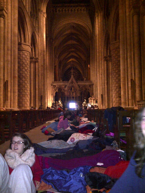 #Cathedralsleepout