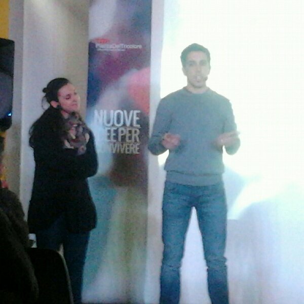 TEDxTricolore's tweet photo. Facce da #TEDxTricolore: @AzizSadid e Laura Scacchetti http://t.co/ef0Wrb8r