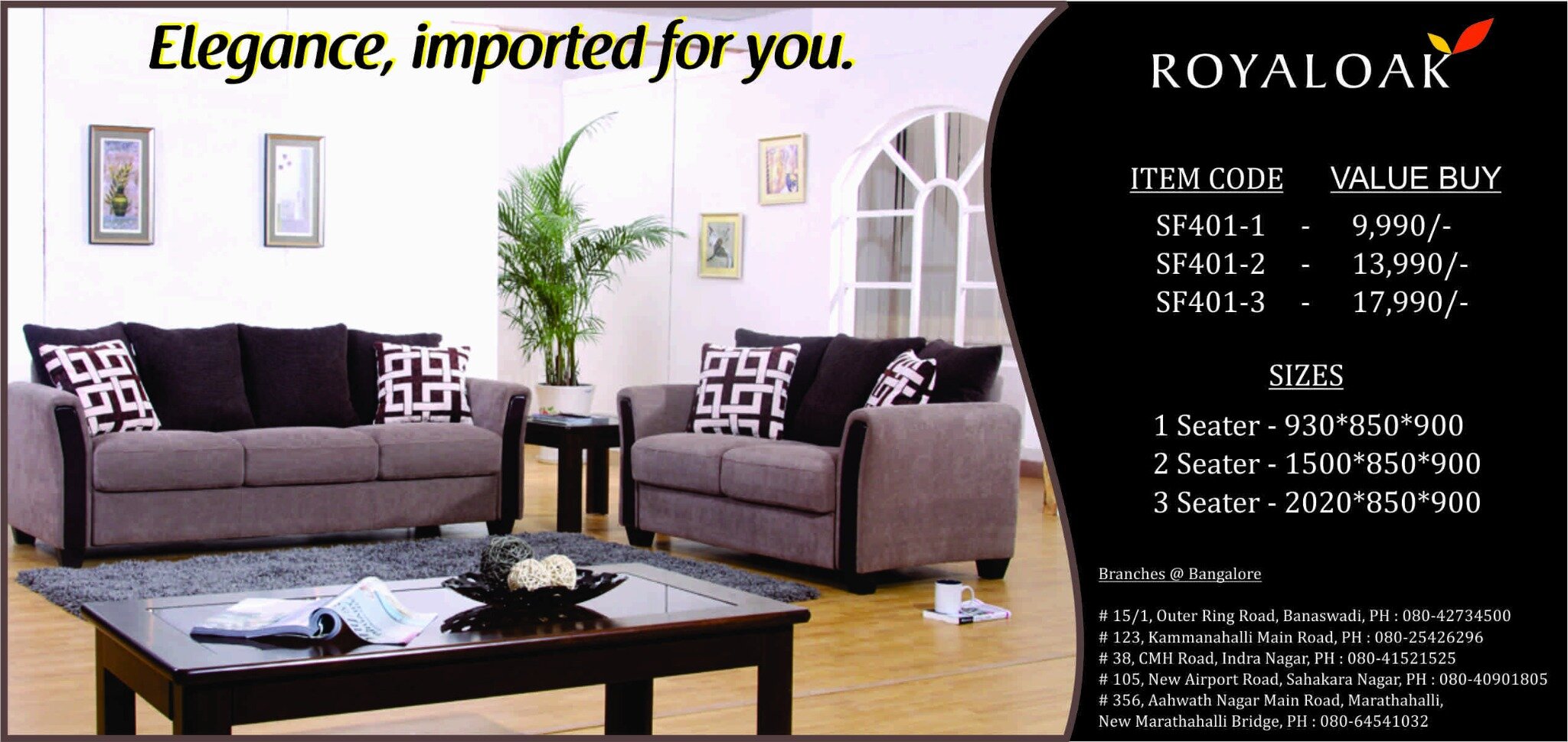 Royal oak sahakar nagar online