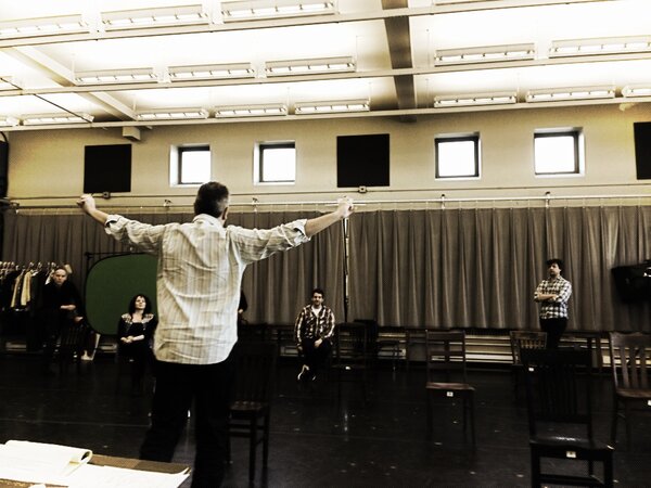 Weekends are for the weak. Rehearsing all day, erry day for #TheLaramieProject  <a href="/BAM_Brooklyn/">BAM</a>
