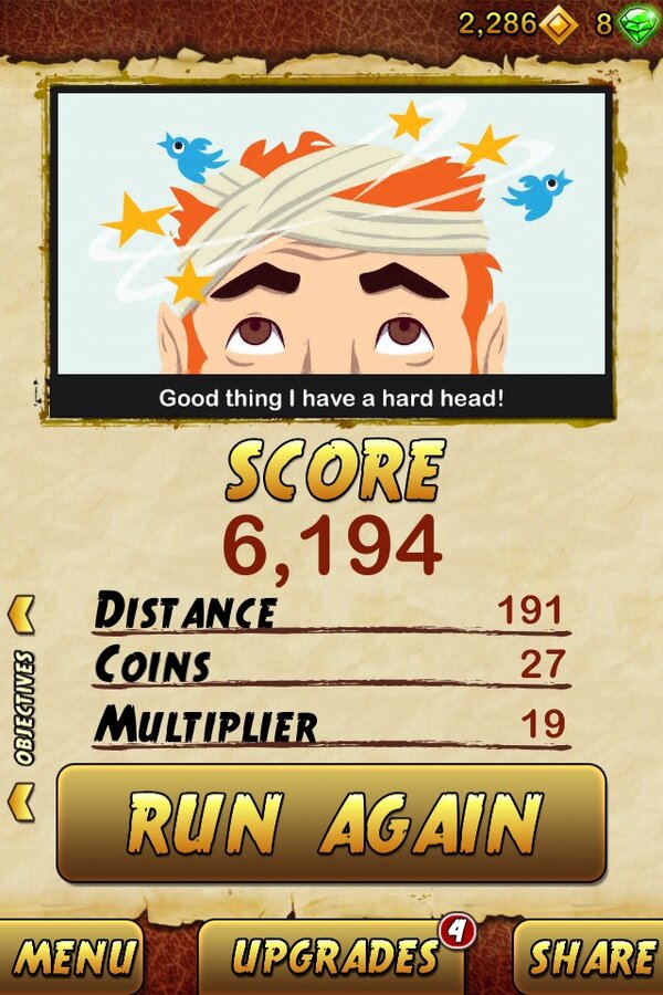 CAmsili's tweet photo. I got 6194 points while escaping from a Giant Demon Monkey. Beat that! http://t.co/D57palGc http://t.co/DiacHsUd