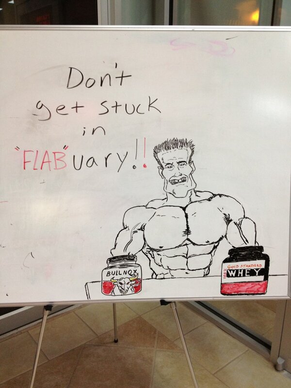 BlainRage's tweet photo. My gym artwork! http://t.co/0EjXT6bl