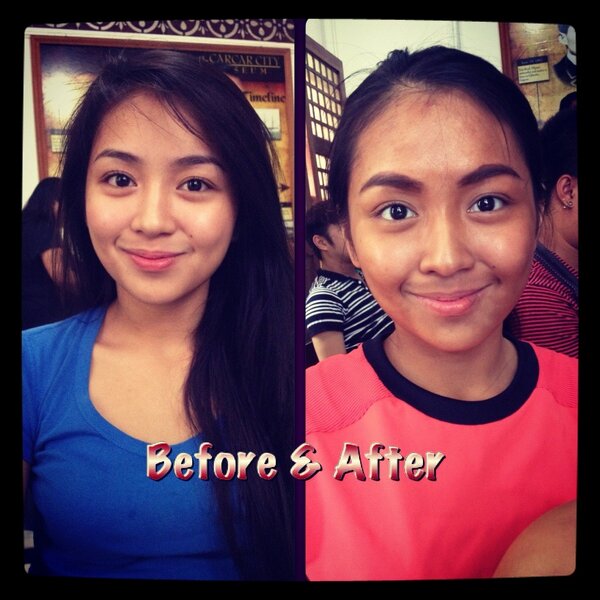 SOLIDKATHNIELS's tweet photo. RT @KaDreamersWorld: "@mikebawa: Before&amp;after http://t.co/R1NznhV3"