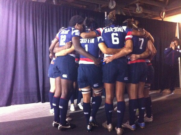 USARugby's tweet photo. #USA starting 7 vs #ENG Cup Final: Griffin, Dowty, Marchino, Doyle, Folayan, Rozier, McGee #Houston7s GO EAGLES! http://t.co/NnyM9FvL