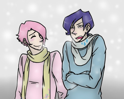 PartyLikePinkie's tweet photo. ((Male Rarity and Male Fluttershy~ just a walk~)) http://t.co/YFGDFV1p