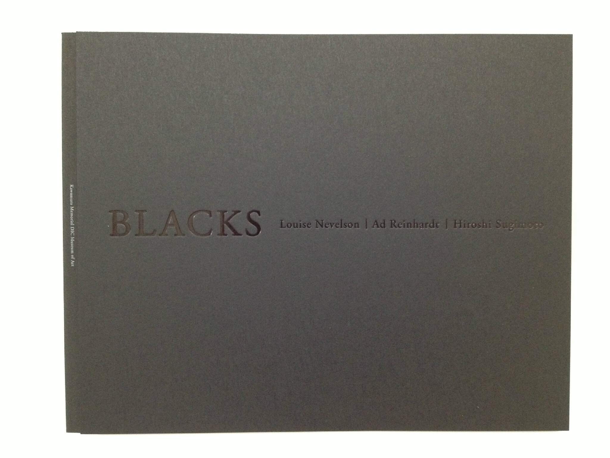 BLACKS 図録 DIC川村記念美術館　チラシ付き　2013年 BCJg_DdCQAA31NB.jpg:large