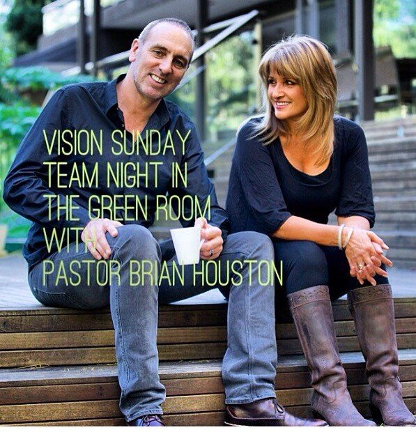 HillsCreative's tweet photo. Don't miss Team Night in the greenroom @5:15pm on this very special Vision Sunday with the 1 and only @BrianCHouston. http://t.co/orqF272w