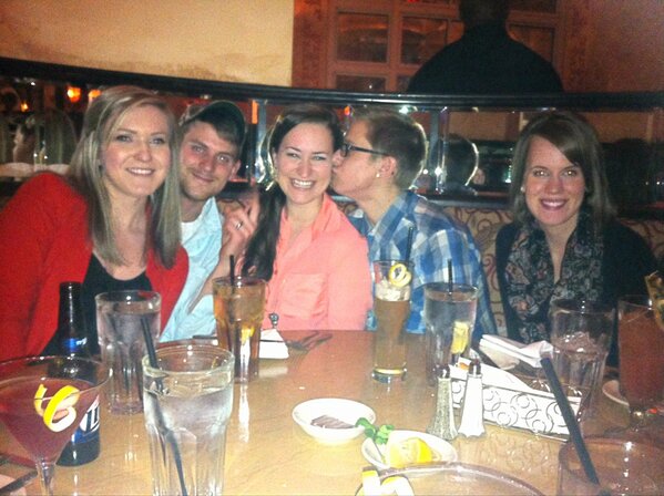 deanne0311's tweet photo. Birthday Dinner. All over 21! http://t.co/q6xrdu6a