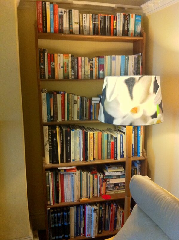 Kick_KEO's tweet image. Finally about to decorate living room!! Took pic of one of the bookshelves so can put books back same !?#notobsessive