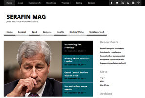simplewpthemes's tweet image. Free WordPress Theme Serafin Mag simplewpthemes.com/2013/01/serafi… #Magazine #2columns #Grey #White #templates #themes #wordpress