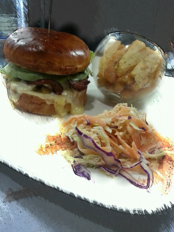 Fencerestaurant's tweet photo. Le Burger Suisse. #Fence http://t.co/EeEmcavS